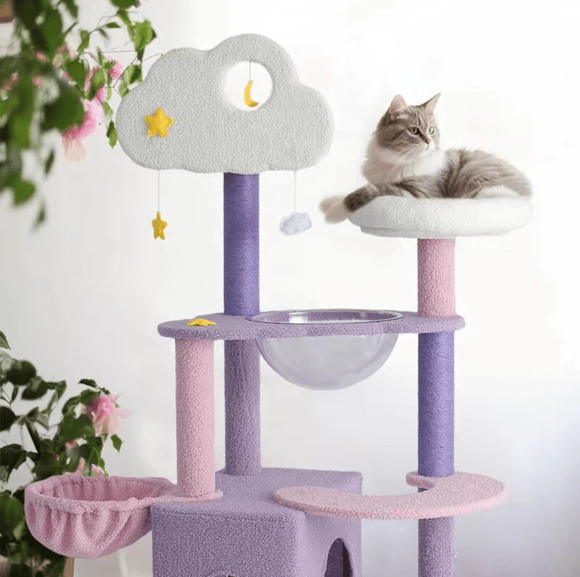 Fantasy Series Tales of the Nebula Cat Tree - 1.70M | Shortie Friends