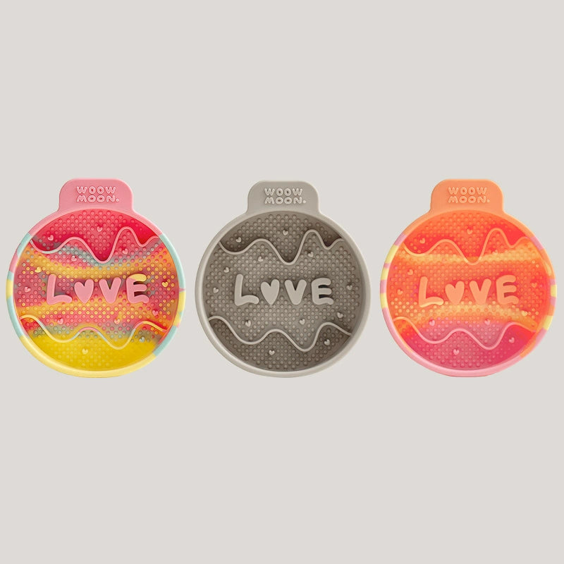 WOOWmoon LOVE Silicone Slow Feeder Bundle Set of 3 | Shortie Friends