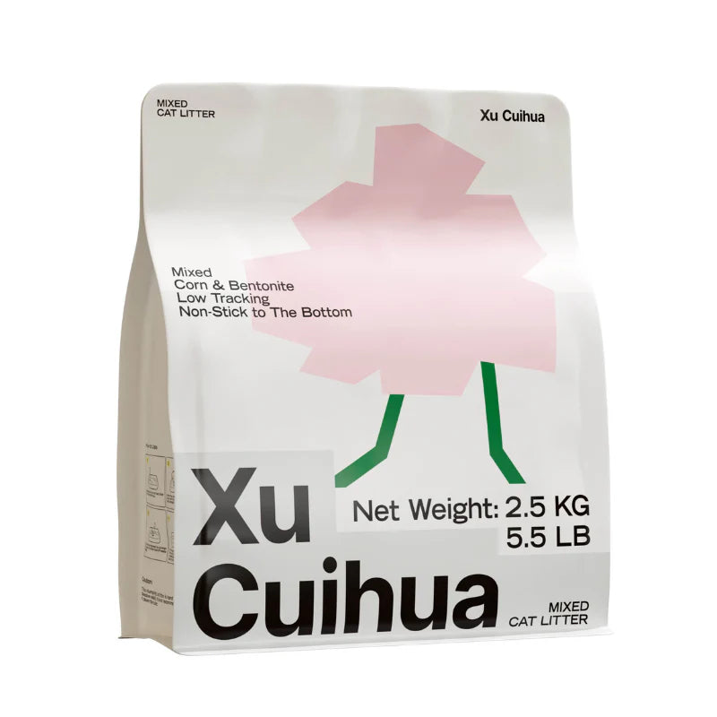 Xu Cuihua Corn &amp; Bentonite Mixed Cat Litter 2.5kg | Shortie Friends
