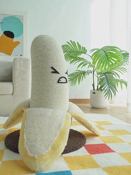 Sisal Cat Scratching Post Banana | Shortie Friends