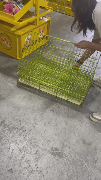 Foldable Nano-Coated Solid Steel Pet Crate with Removable Tray | Shortie Friends