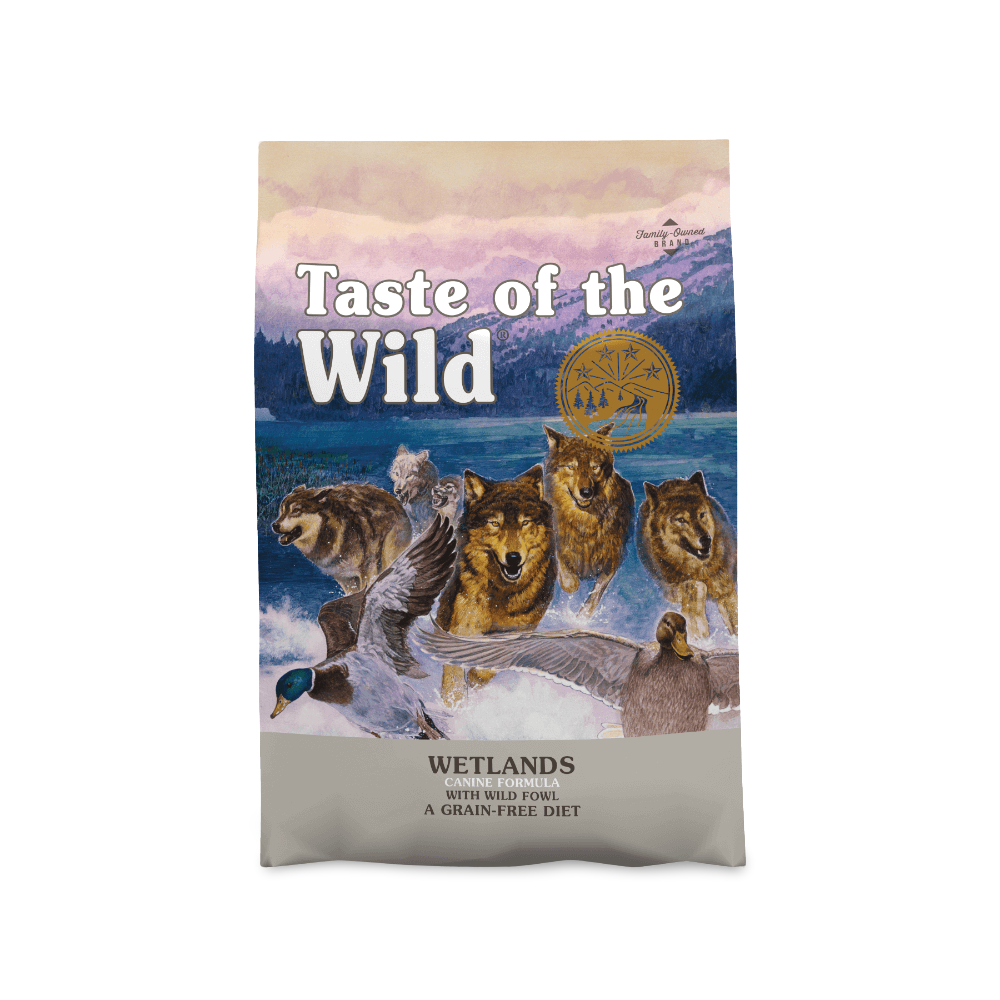 Taste Of The Wild Wetlands Canine® Formula with Wild Fowl | Shortie Friends